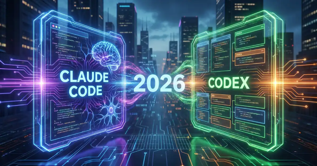 Comparatif Claude Code vs Codex en 2026 : raisonnement long vs parallélisme cloud, tarifs Anthropic vs OpenAI, choix par tâche et combo gagnant