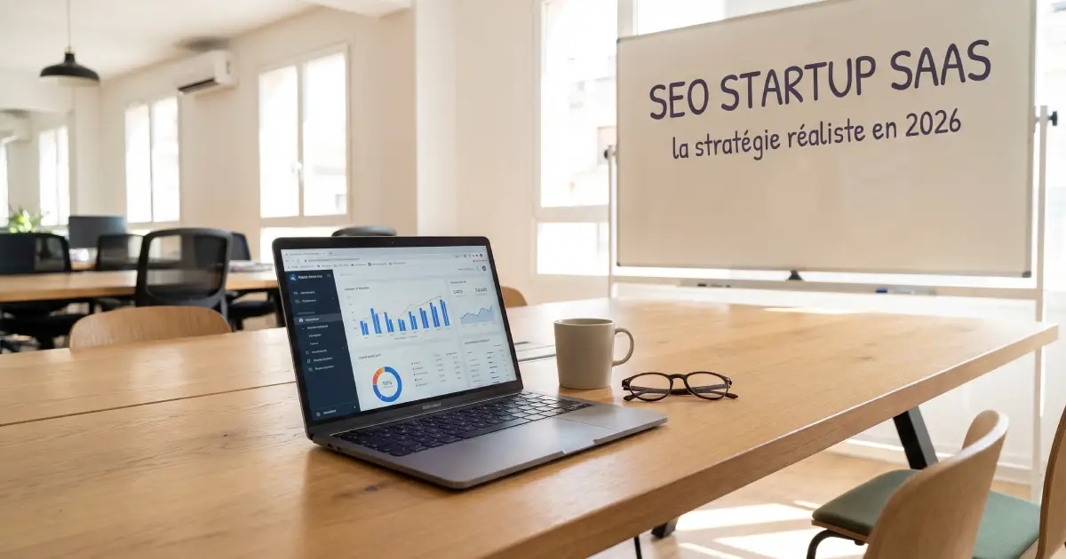 SEO startup SaaS : framework par phase de croissance en 2026