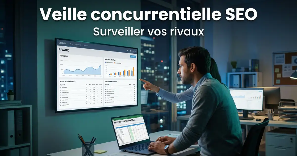 Guide complet de veille concurrentielle SEO avec outils et routine de surveillance
